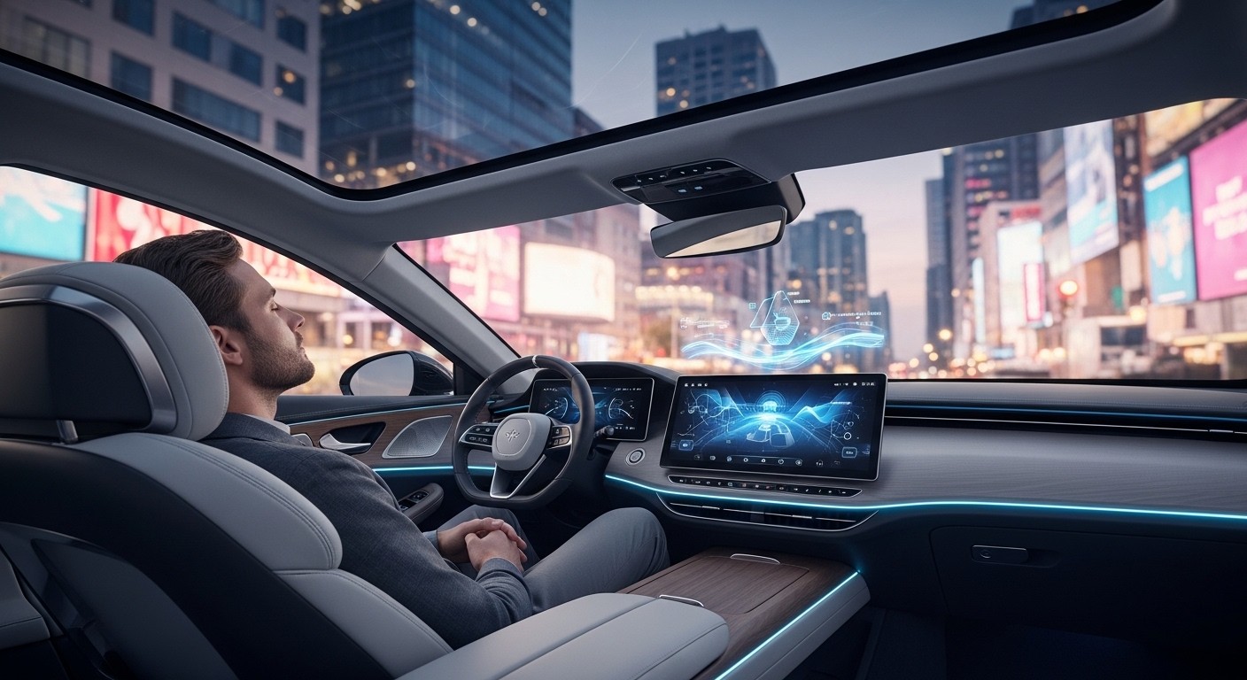 Illustration - Les voitures autonomes débarquent (enfin) dans nos rues